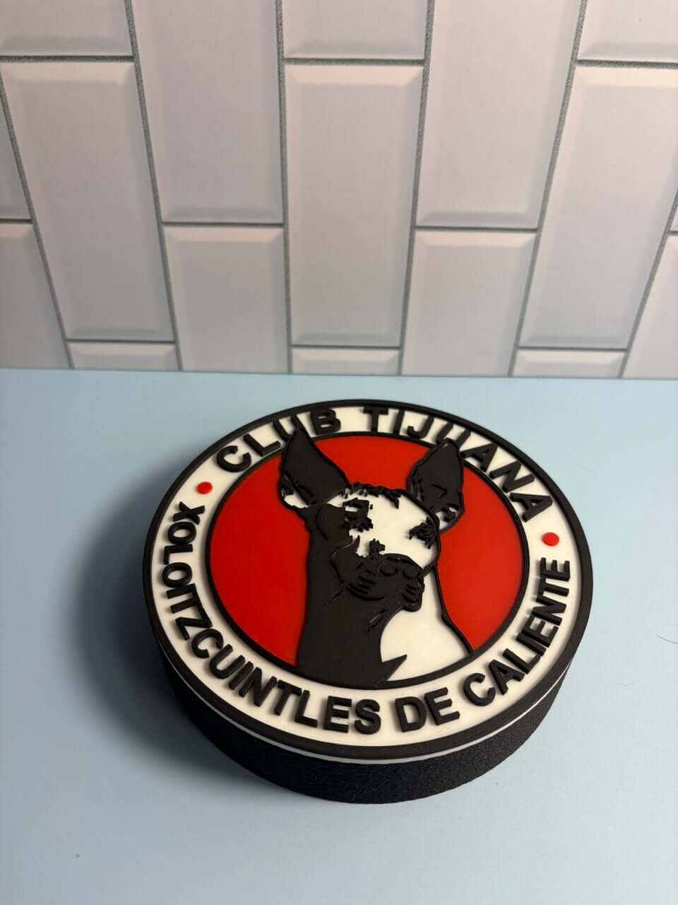 Club Tijuana Xolos 3D Wall Plaque | Magnetic Keepsake Box | Unique Soccer Fan Art Tiki-Taka3D