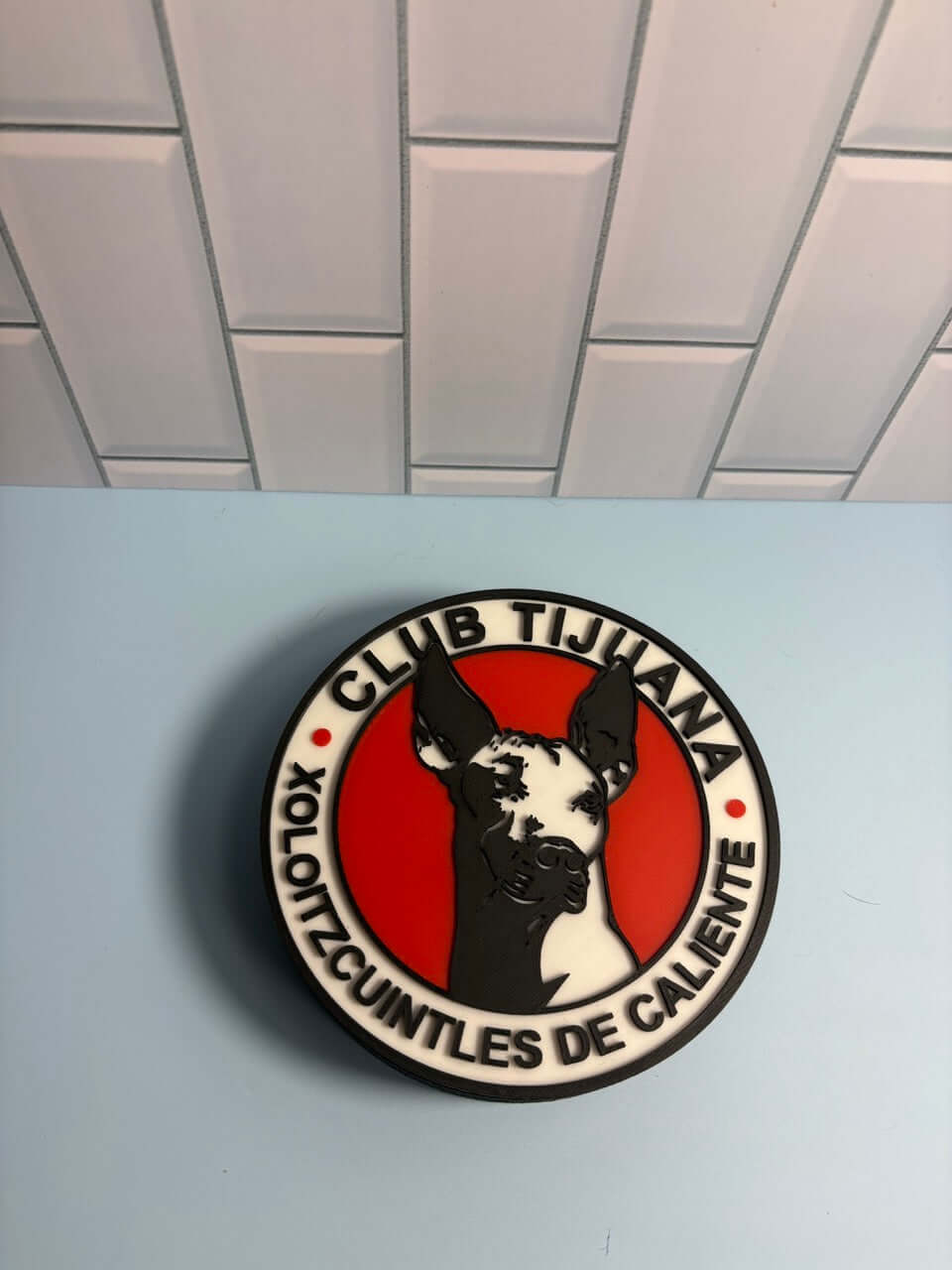 Club Tijuana Xolos 3D Wall Plaque | Magnetic Keepsake Box | Unique Soccer Fan Art Tiki-Taka3D