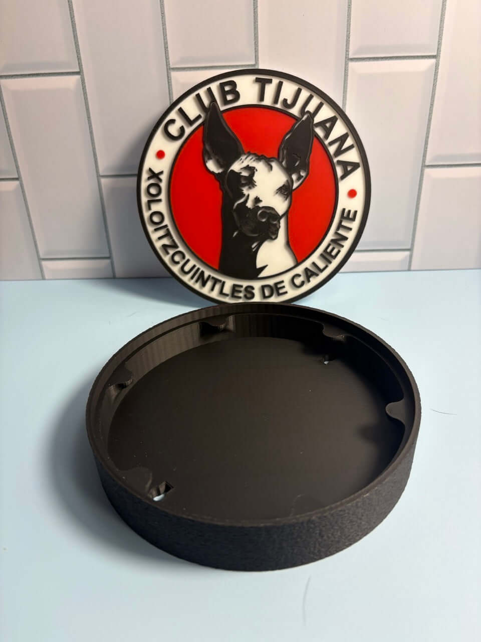 Club Tijuana Xolos 3D Wall Plaque | Magnetic Keepsake Box | Unique Soccer Fan Art Tiki-Taka3D