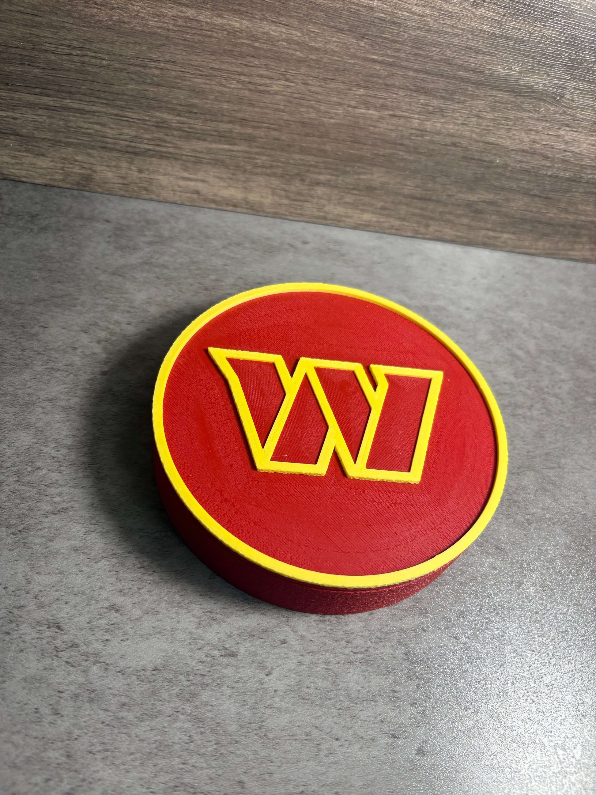 Washington Commanders 3D Logo Plaque | Magnetic Keepsake Box | NFL Fan Wall Art Decor Tiki-Taka3D