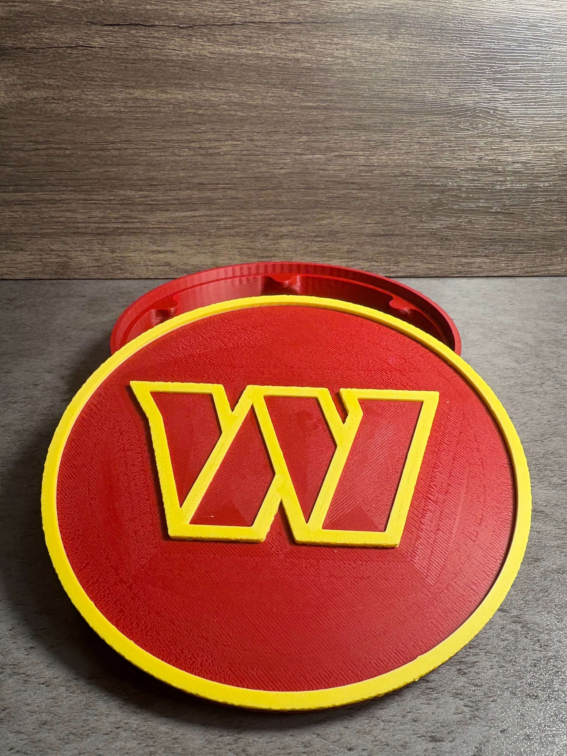 Washington Commanders 3D Logo Plaque | Magnetic Keepsake Box | NFL Fan Wall Art Decor Tiki-Taka3D