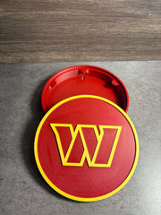 Washington Commanders 3D Logo Plaque | Magnetic Keepsake Box | NFL Fan Wall Art Decor Tiki-Taka3D