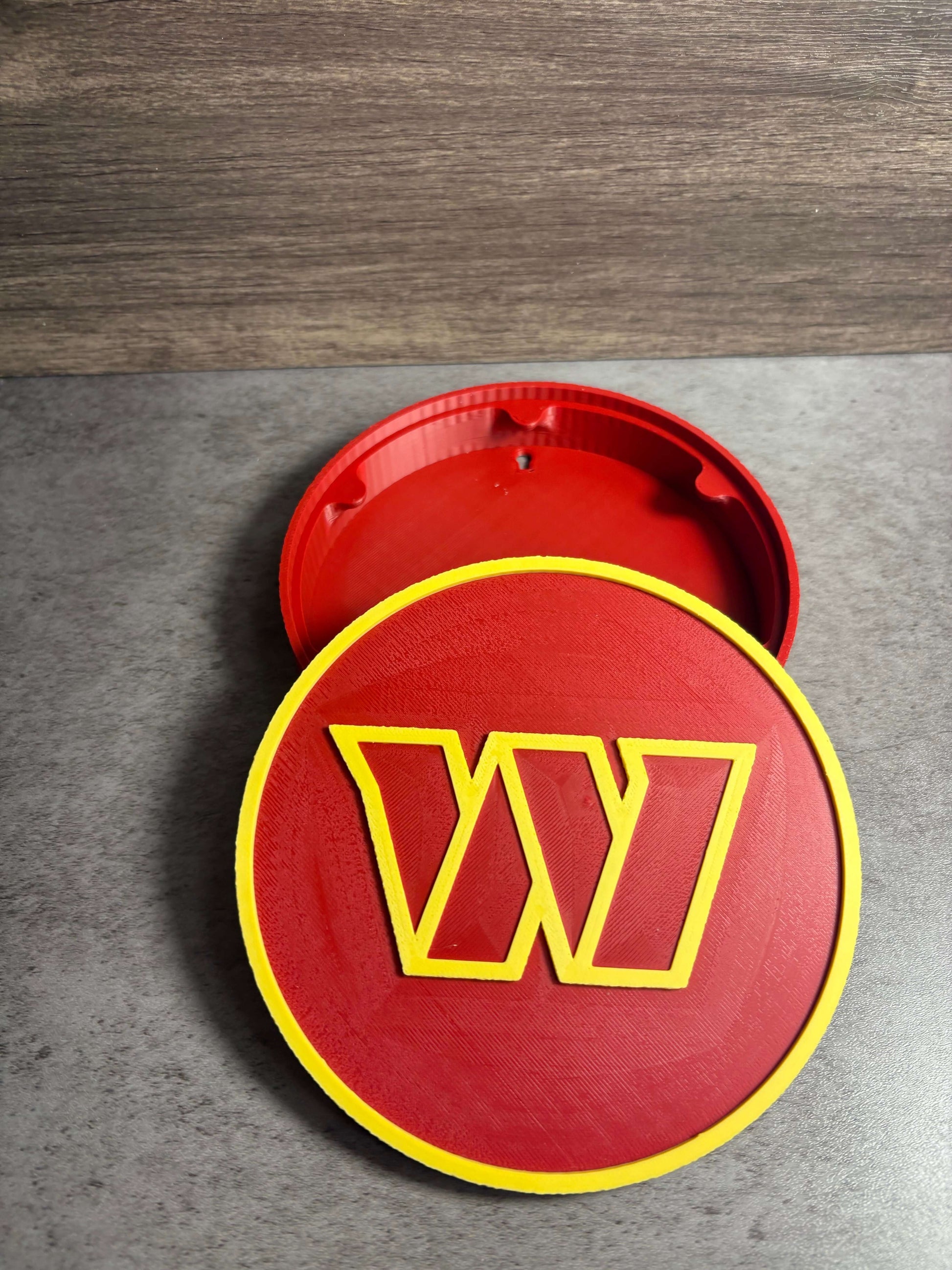 Washington Commanders 3D Logo Plaque | Magnetic Keepsake Box | NFL Fan Wall Art Decor Tiki-Taka3D