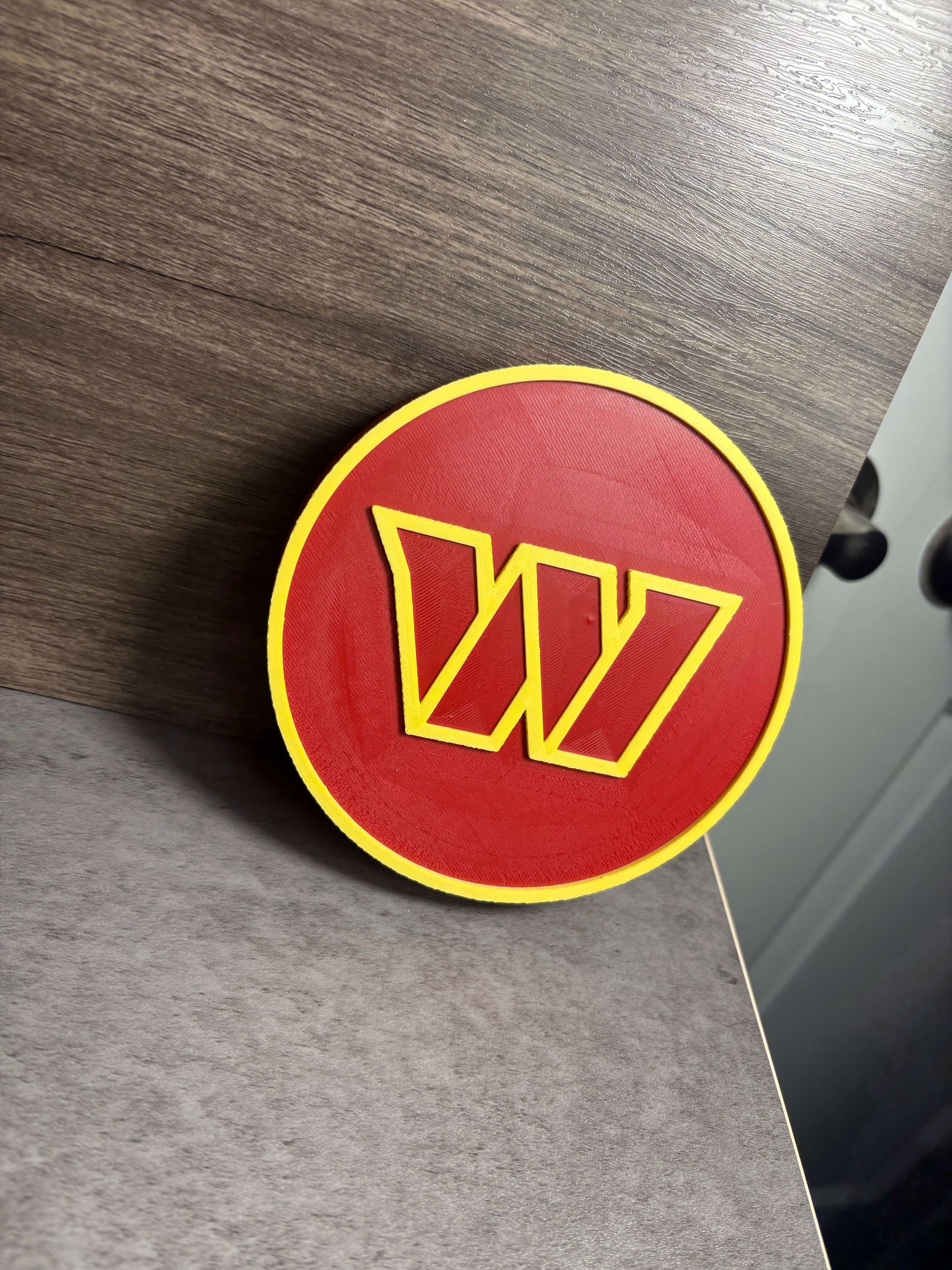 Washington Commanders 3D Logo Plaque | Magnetic Keepsake Box | NFL Fan Wall Art Decor Tiki-Taka3D
