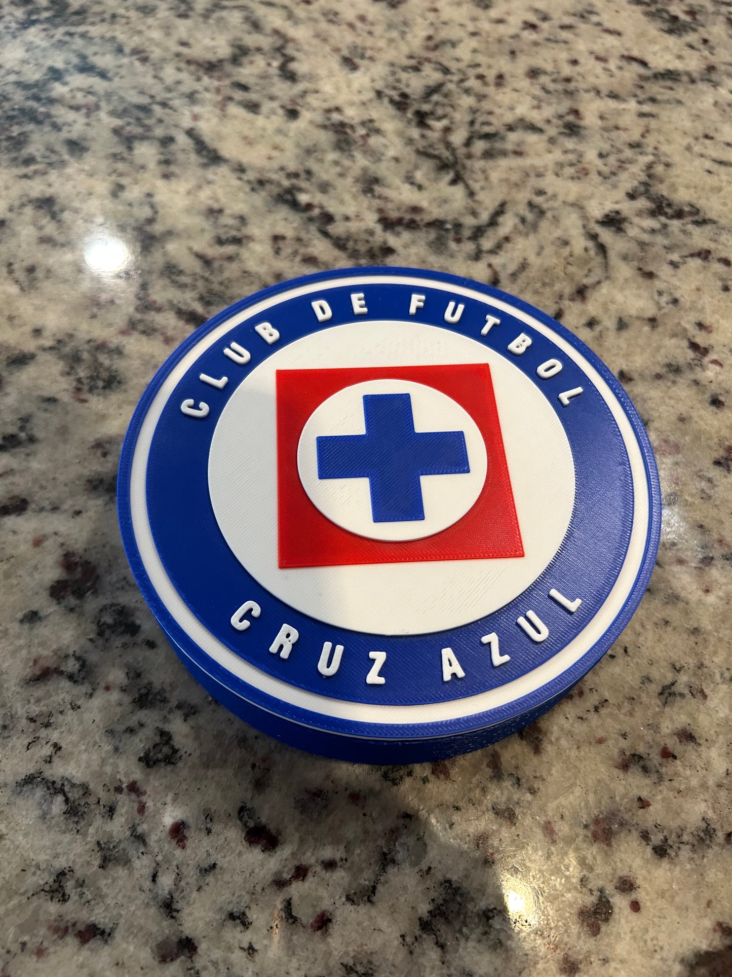 Cruz Azul 3D Printed Decorative Box