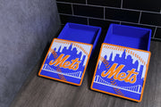 Man Cave Sign - Customized Mets 3D Logo Stash Box. Tiki-Taka3D