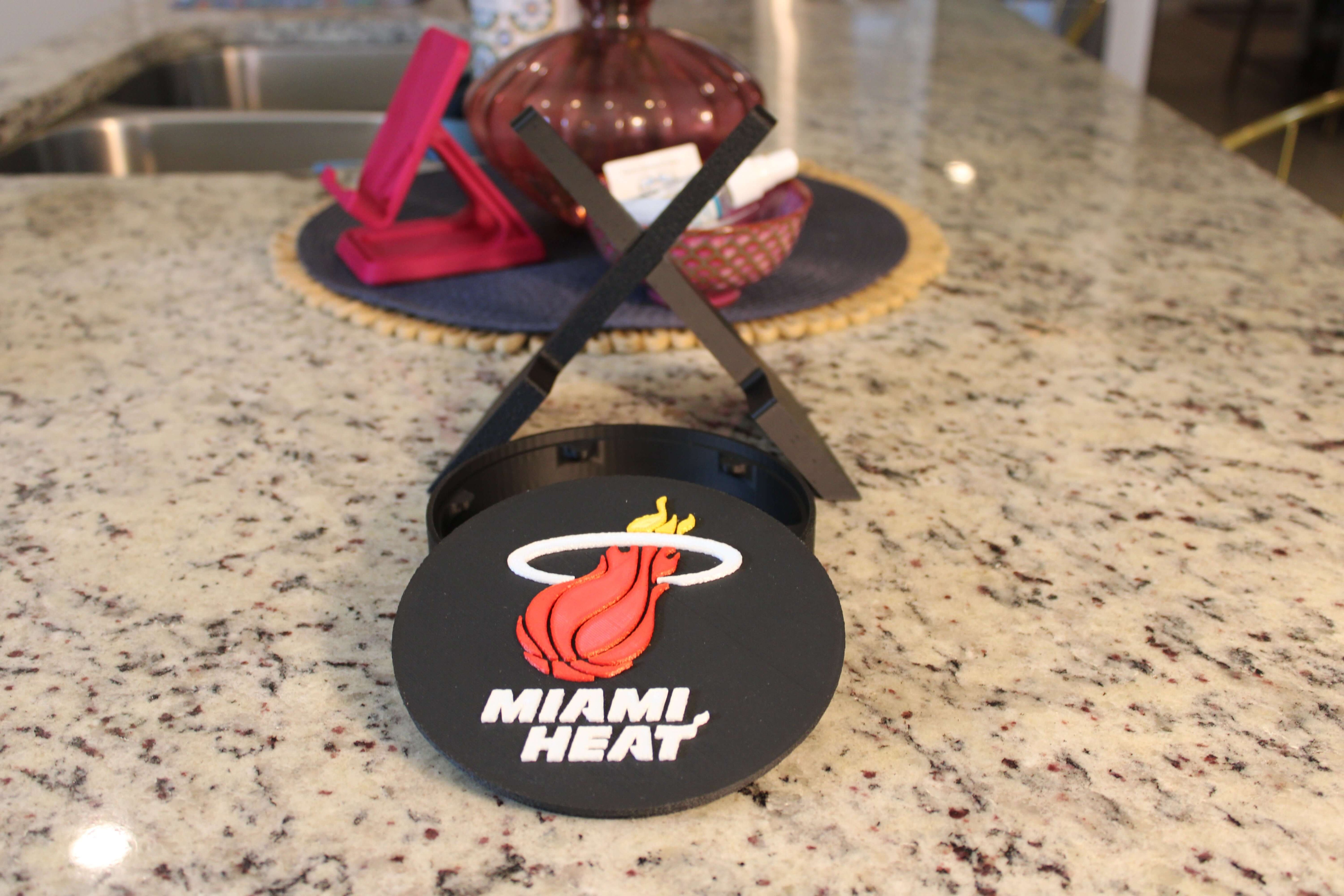 Man Cave Sign - Customized Heat 3D Logo Stash Box. Tiki-Taka3D
