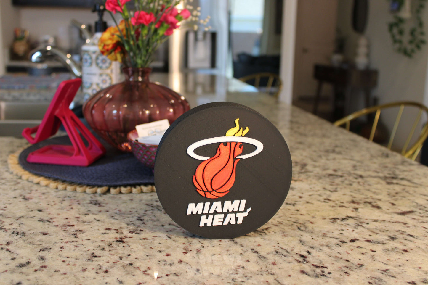 Man Cave Sign - Customized Heat 3D Logo Stash Box. Tiki-Taka3D