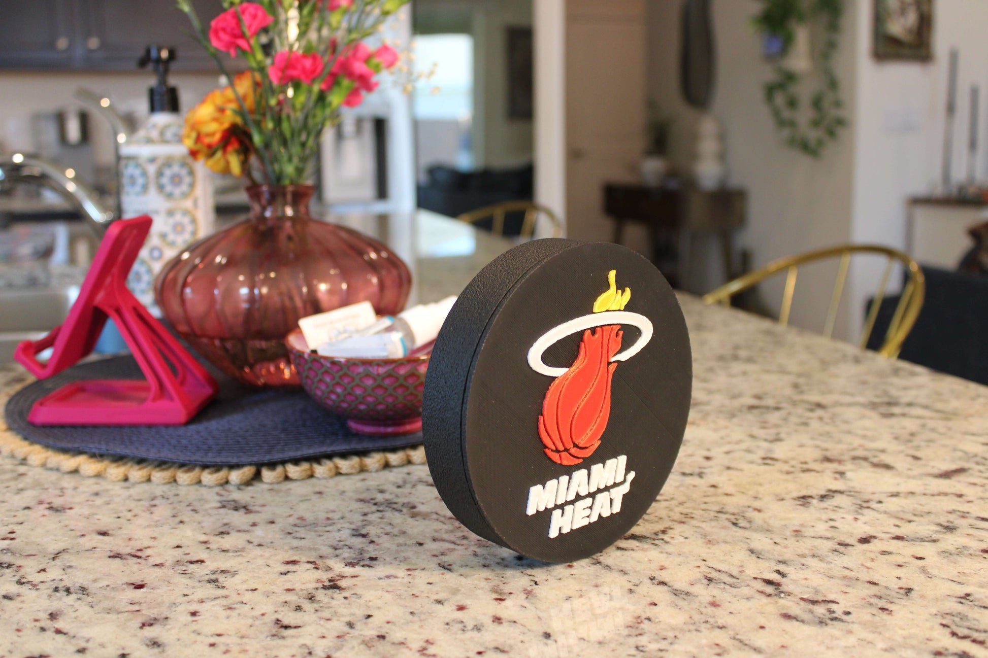 Man Cave Sign - Customized Heat 3D Logo Stash Box. Tiki-Taka3D