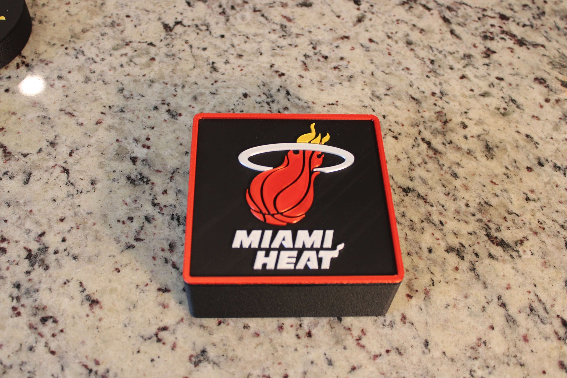 Man Cave Sign - Customized Heat 3D Logo Stash Box. Tiki-Taka3D