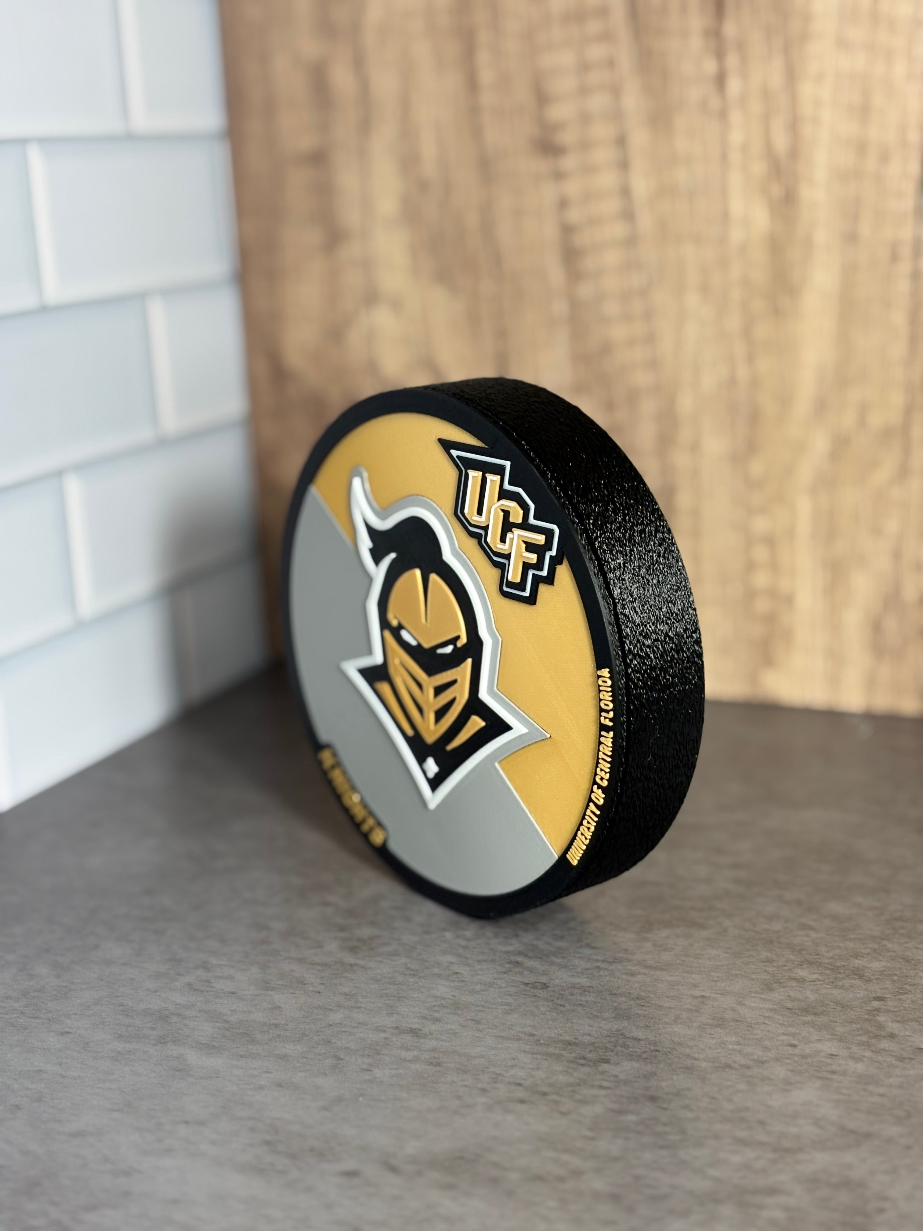 UCF Knights 3D Logo Display with Storage Box - Personalized Desk Decor