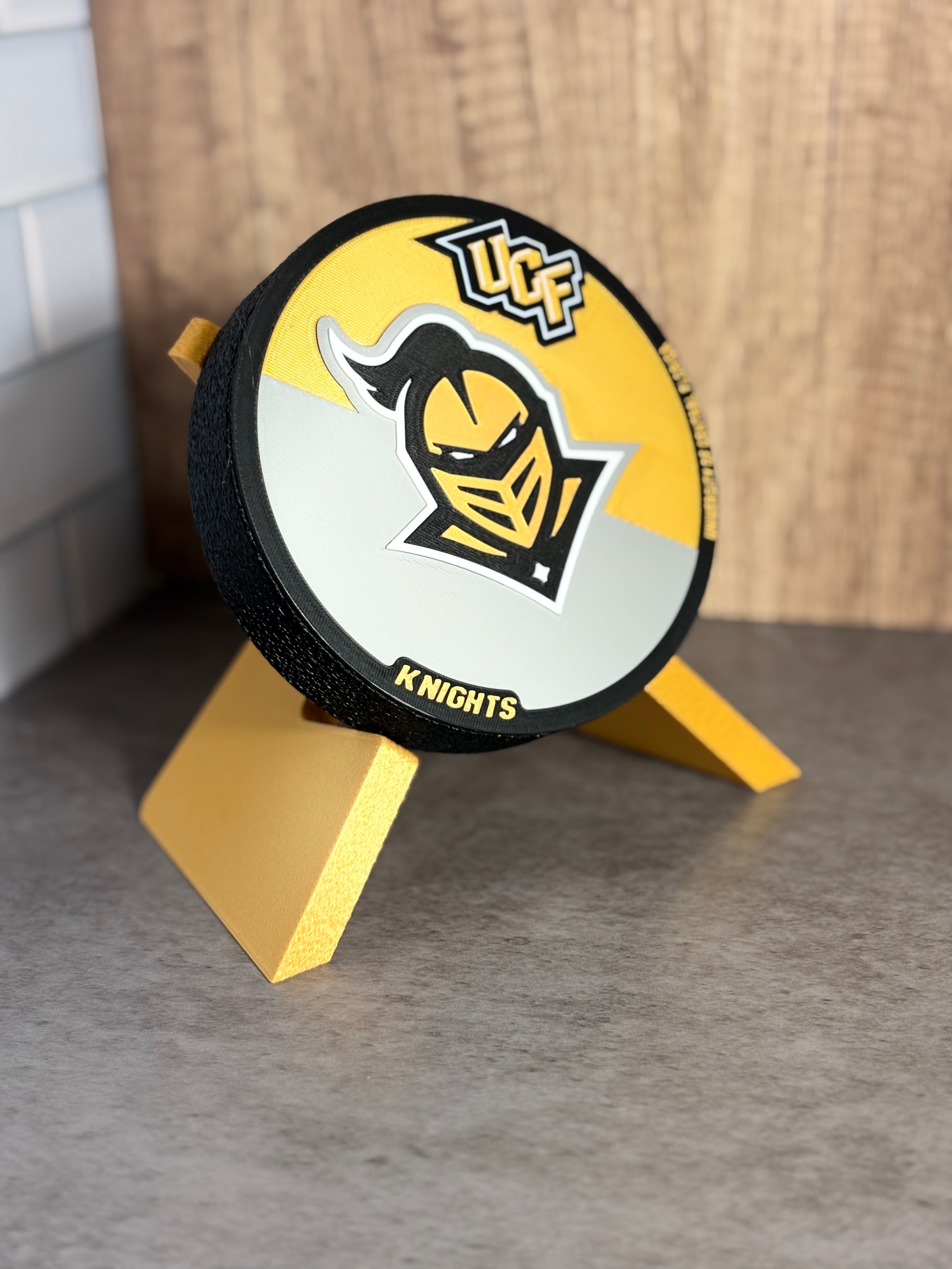 UCF Knights 3D Logo Display with Storage Box - Personalized Desk Decor
