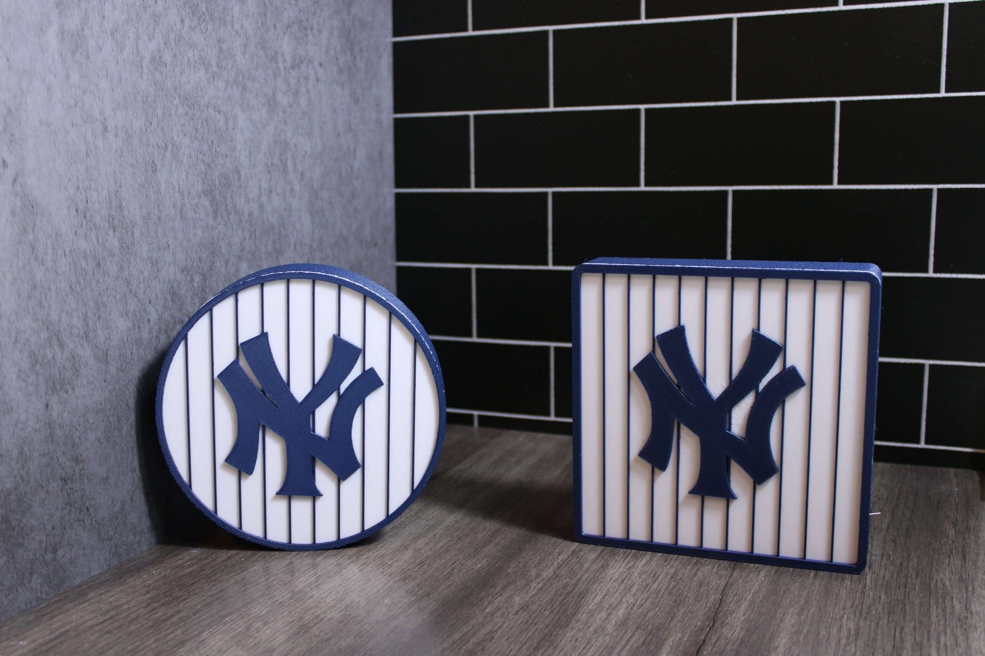 NY Yankees 3D Logo Stash Box: Unique MLB Baseball Fan Gift Tiki-Taka3D