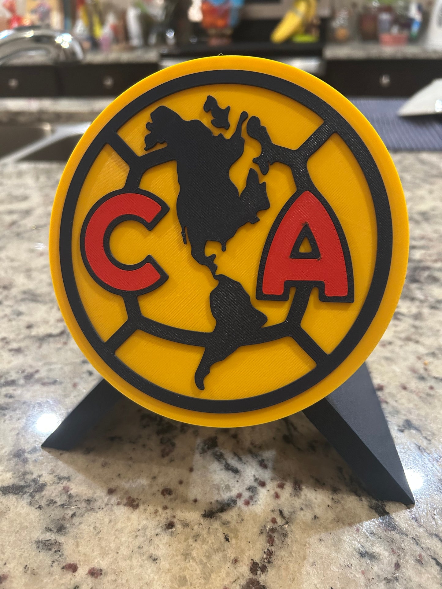 Club América 3D Printed Decorative Box