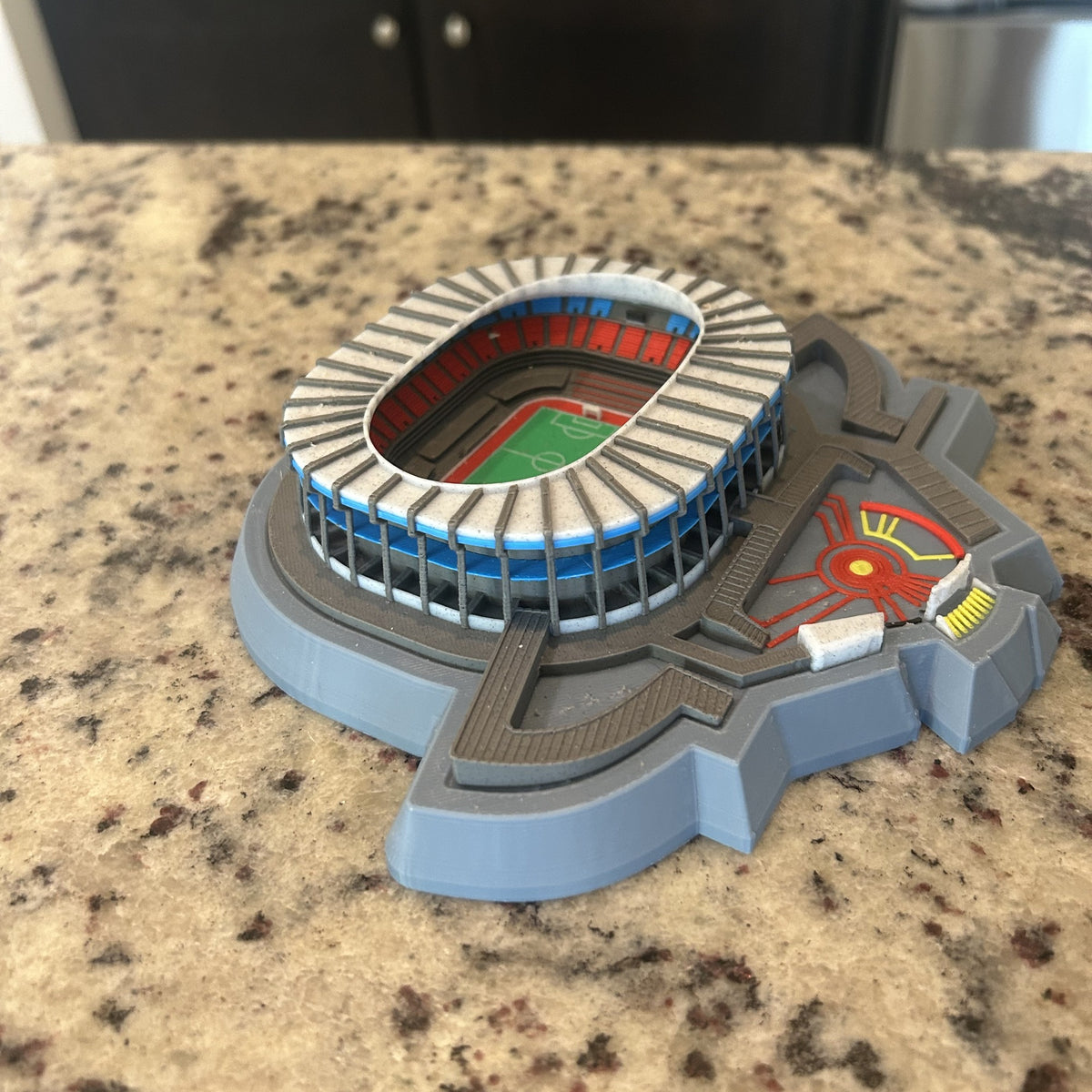 Estadio Azteca 3D Stadium Replica | Limited Edition Multicolor Mexico Soccer Stadium Model | Collector Display Fan Gift | Hecho en USA