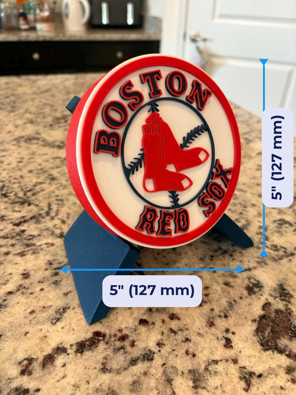 3D printed roundel display 5 inch (127 mm) size, fan gift, made in USA