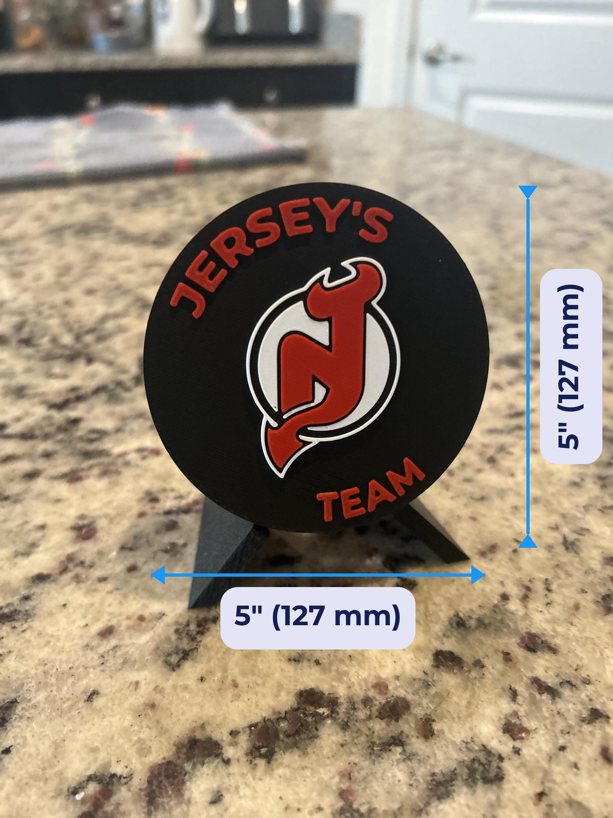 3D printed roundel display 5 inch (127 mm) size, fan gift, made in USA
