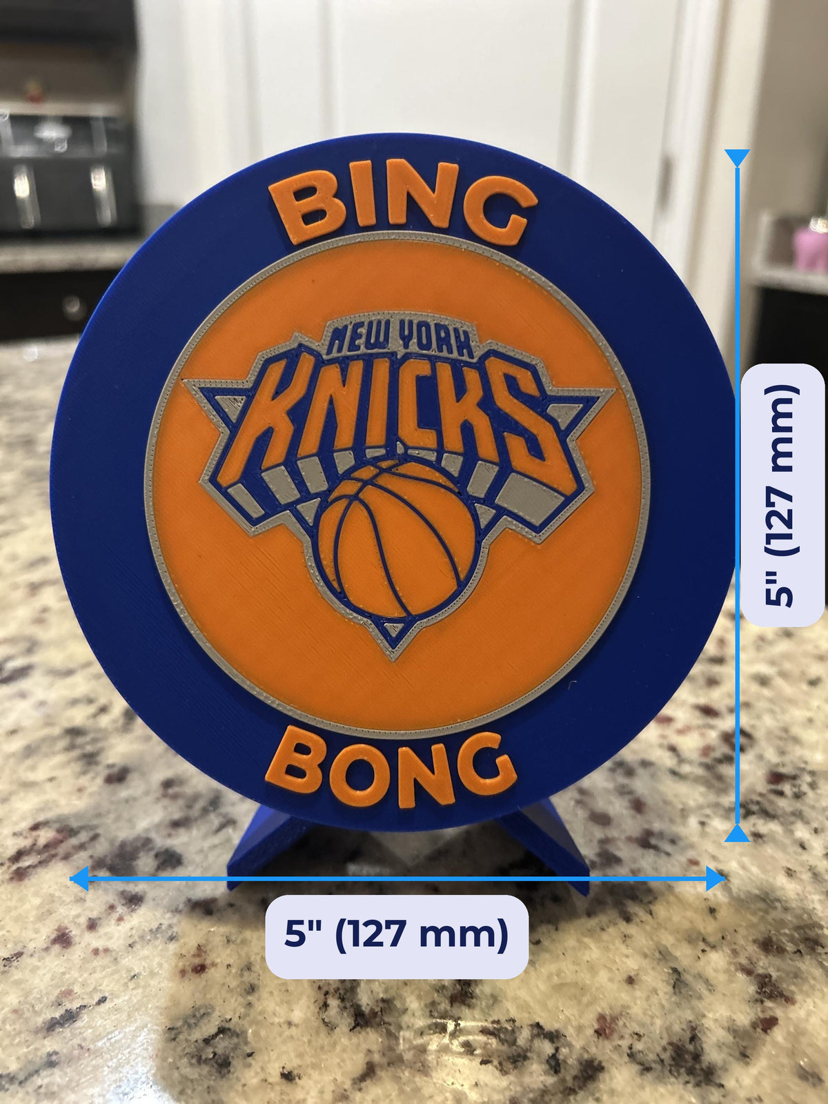 3D printed roundel display 5 inch (127 mm) size, fan gift, made in USA