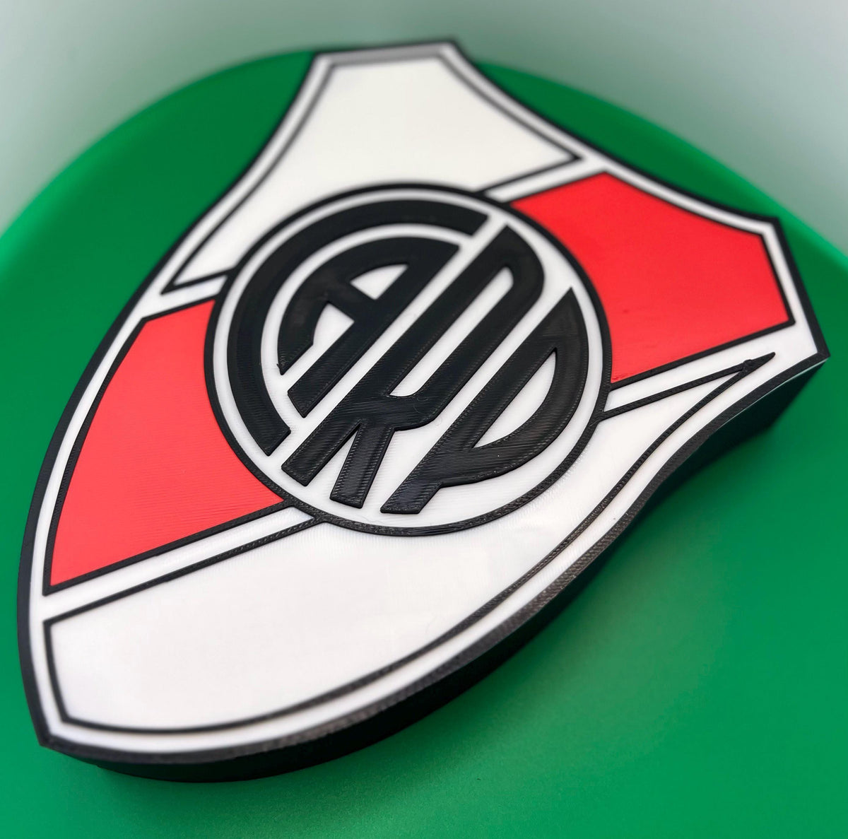 Club Atlético River Plate Football Plaque, Soccer Desk Décor and Coach Gift, 3D Printed Man Cave Décor, Coach Appreciation Tiki-Taka3D
