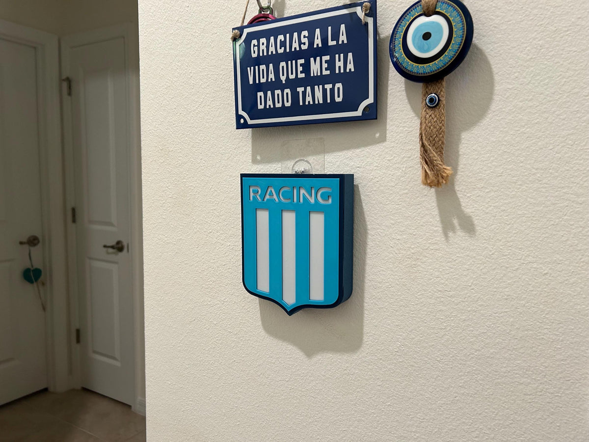 Racing Club de Avellaneda 3D Printed Stash Box - Soccer Fan Gift