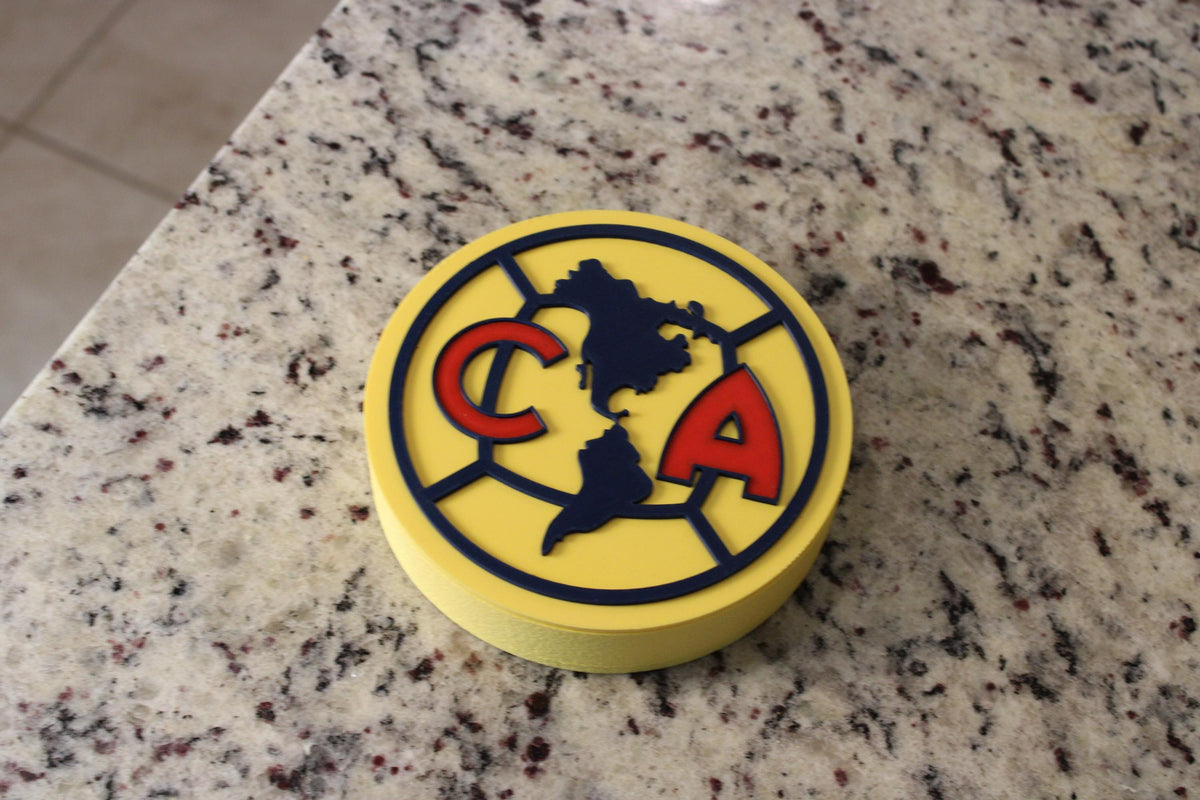 Club America 3D Printed Storage Box | Soccer Fan Gift Made in USA