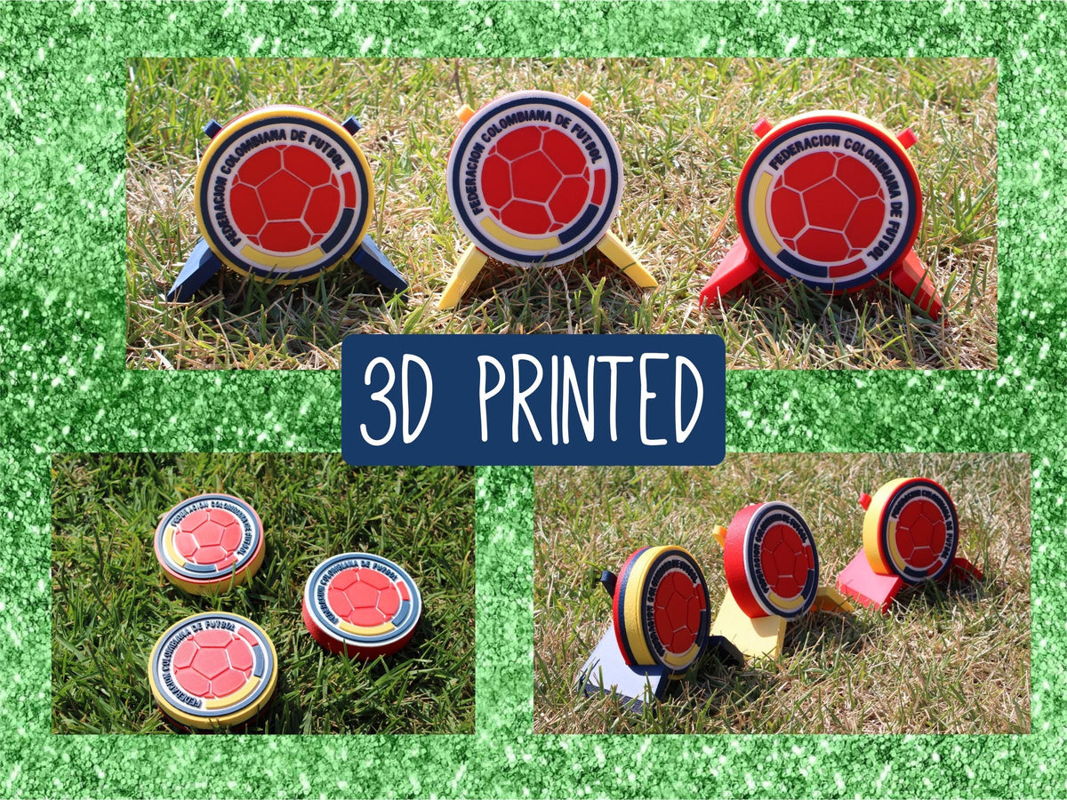 Selección Colombia.  Mejor regalo para un verdadero fanático de los cafeteros, Soccer Regalo para papá/hermano/primo/etc. 3D Printed Tiki-Taka3D