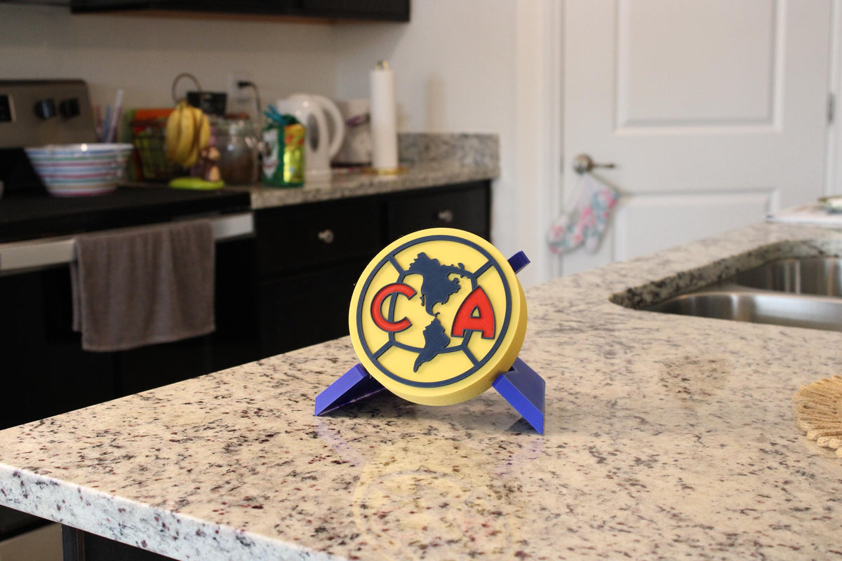Club America 3D Printed Storage Box | Soccer Fan Gift Made in USA