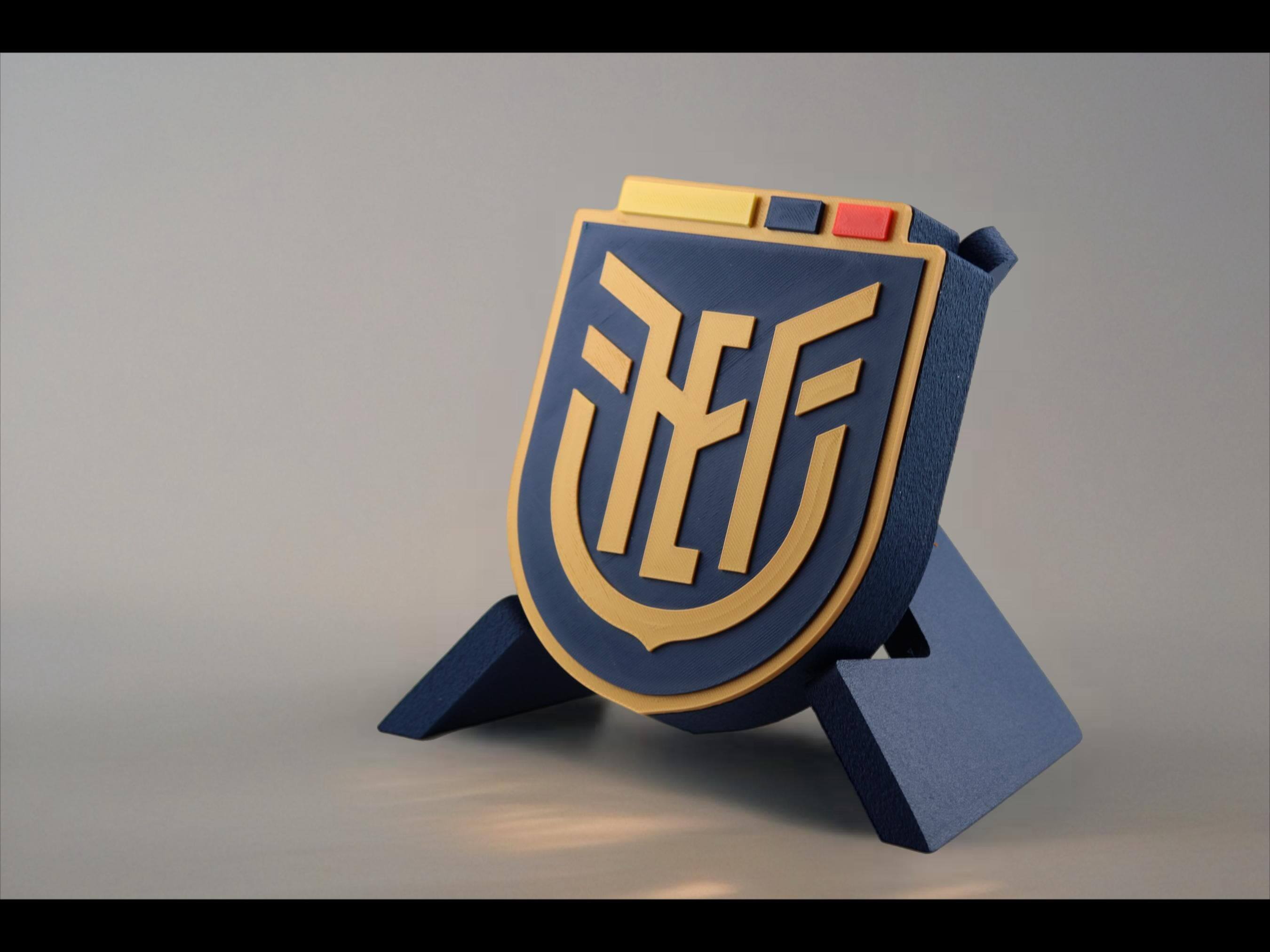 Selección de Ecuador. Mejor regalo para un verdadero fanático de la Tri. Soccer Regalo para papá/hermano/primo/etc. 3D Printed