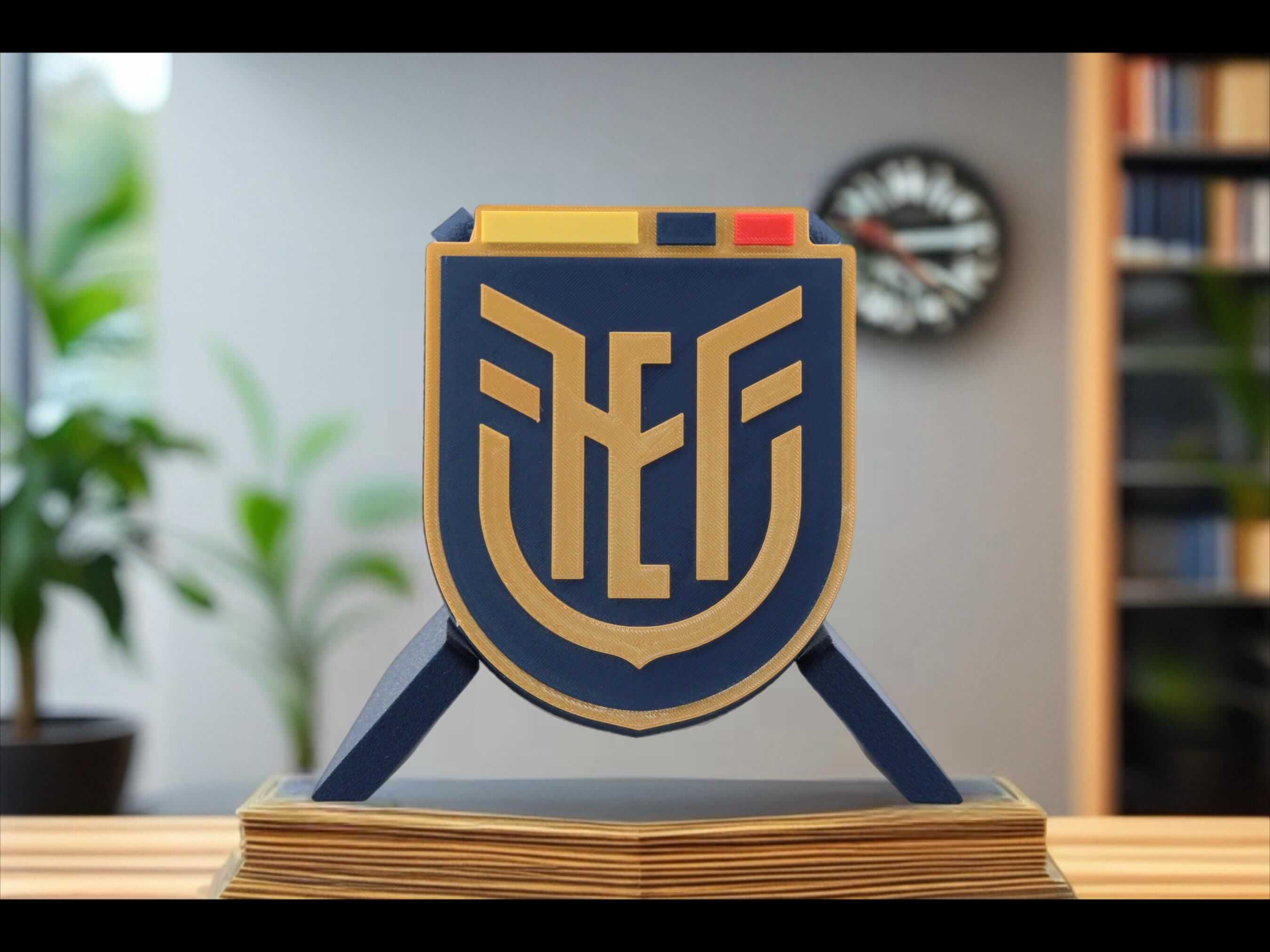 Selección de Ecuador. Mejor regalo para un verdadero fanático de la Tri. Soccer Regalo para papá/hermano/primo/etc. 3D Printed