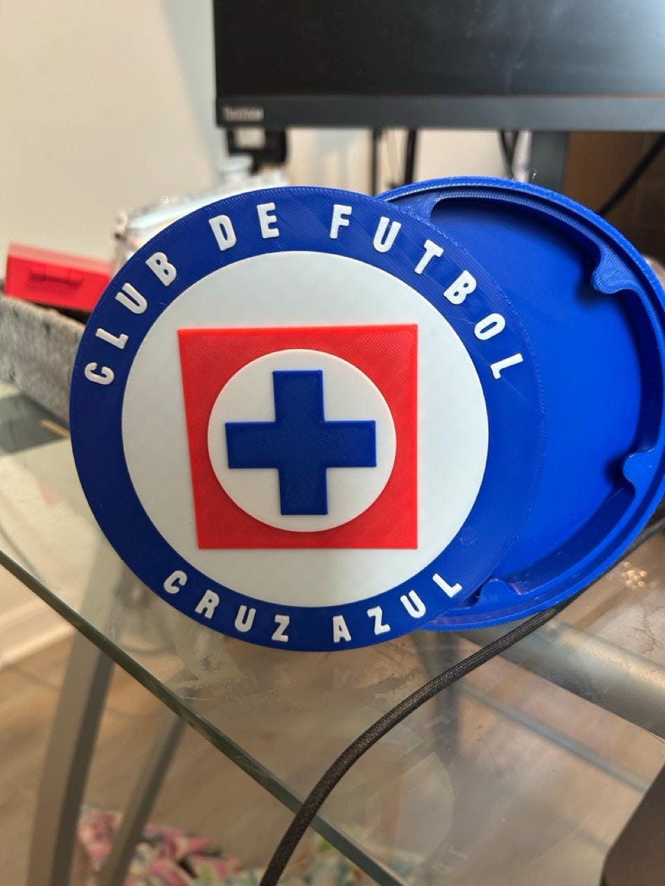 Club de Fútbol Cruz Azul. La Máquina Cementera.Liga MX.  Mejor regalo para un Celeste. Soccer Regalo para papá/hermano/primo/etc. 3D Printed Tiki-Taka3D