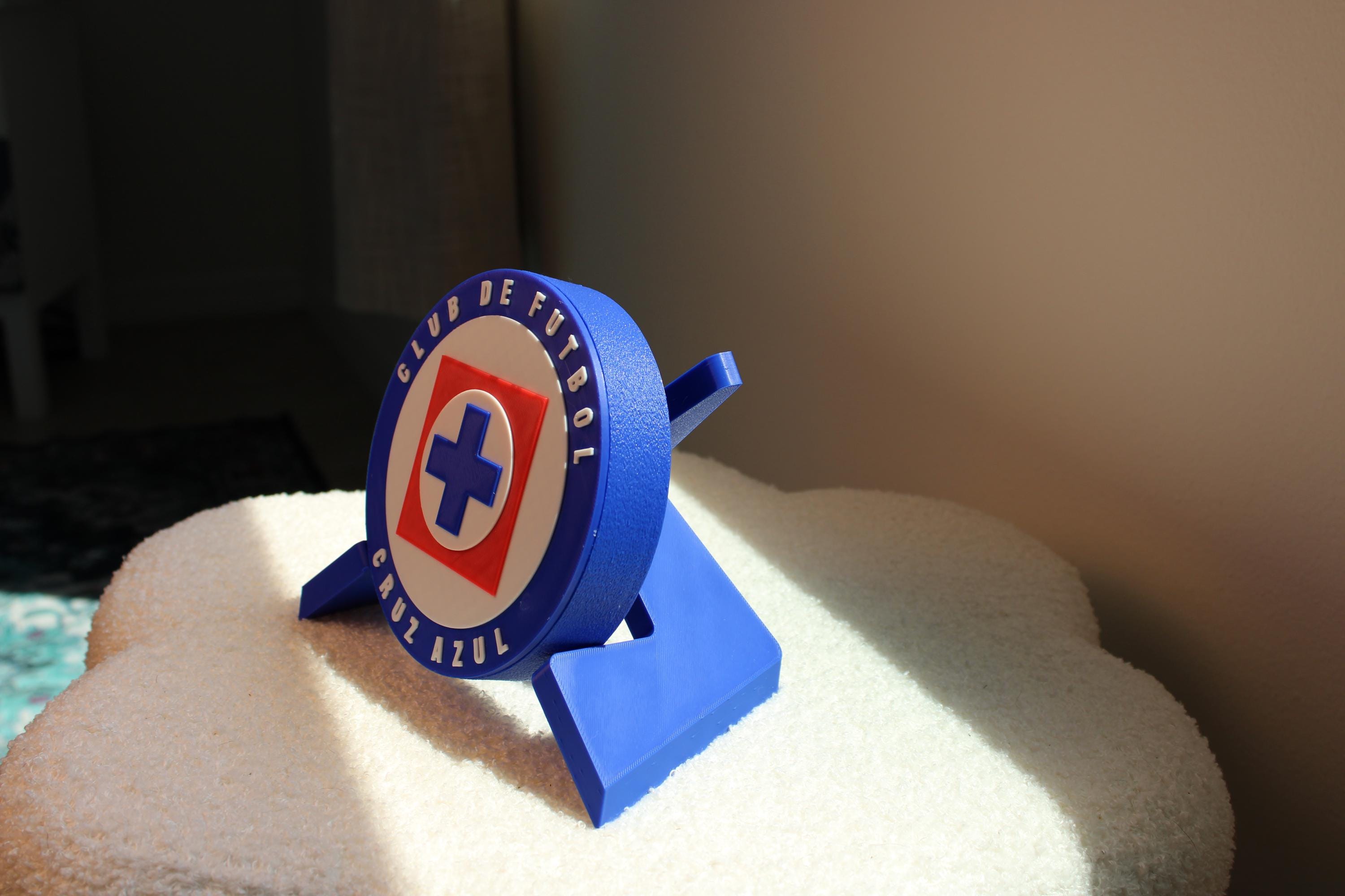 Club de Fútbol Cruz Azul. La Máquina Cementera.Liga MX.  Mejor regalo para un Celeste. Soccer Regalo para papá/hermano/primo/etc. 3D Printed Tiki-Taka3D