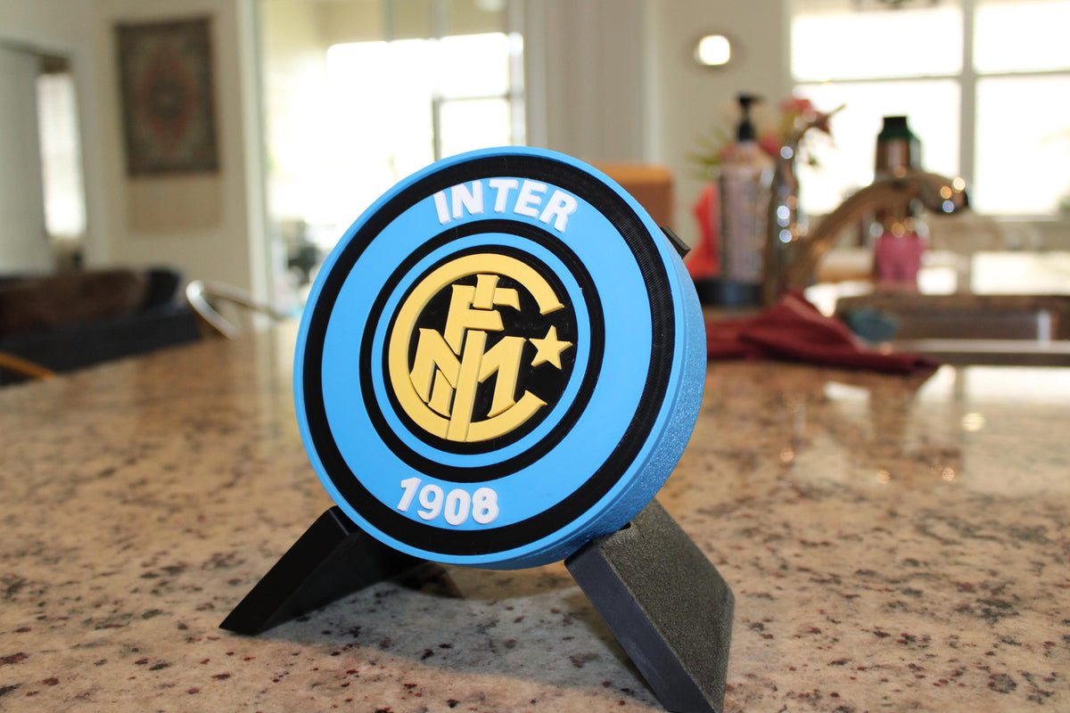 Inter Milan 3D Printed Storage Box | Soccer Fan Decor Made in USA