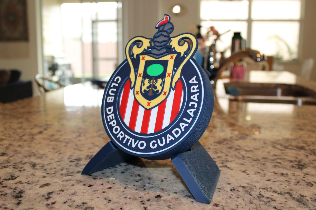 Chivas Guadalajara 3D Decorative Box | Soccer Personalized Fan Decor | Made in USA