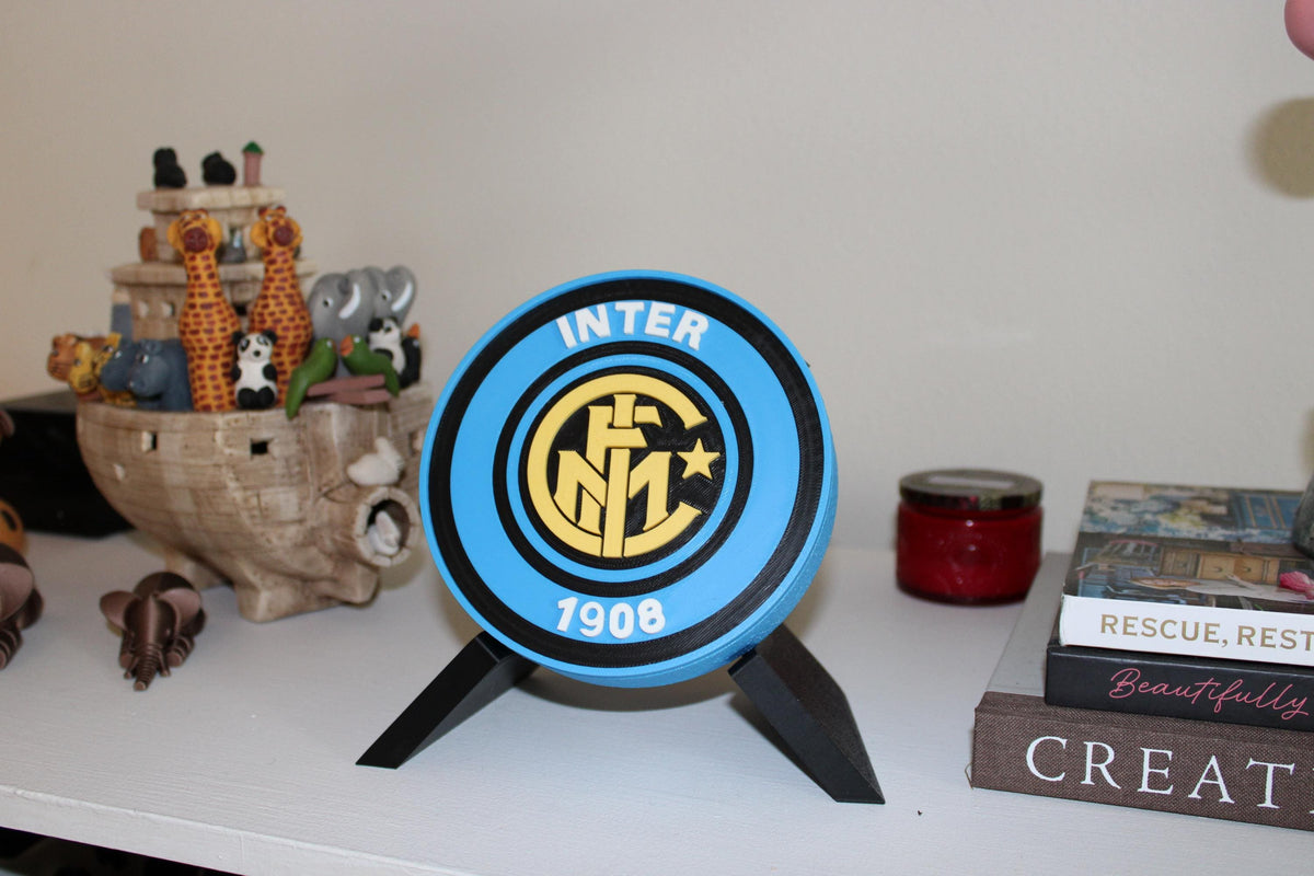 Inter Milan 3D Printed Storage Box | Soccer Fan Decor Made in USA