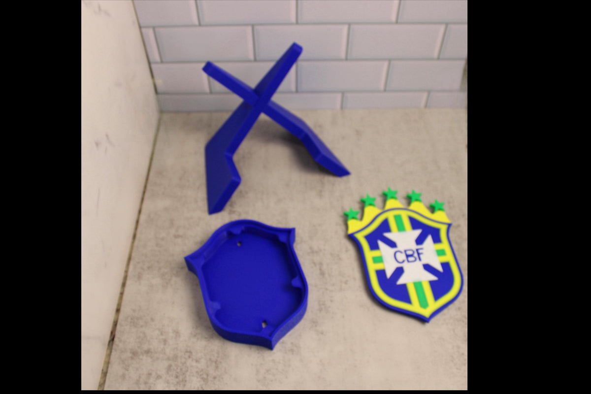 Brazil Soccer 3D Printed Stash Box | Personalized Fan Gift | Made in USA