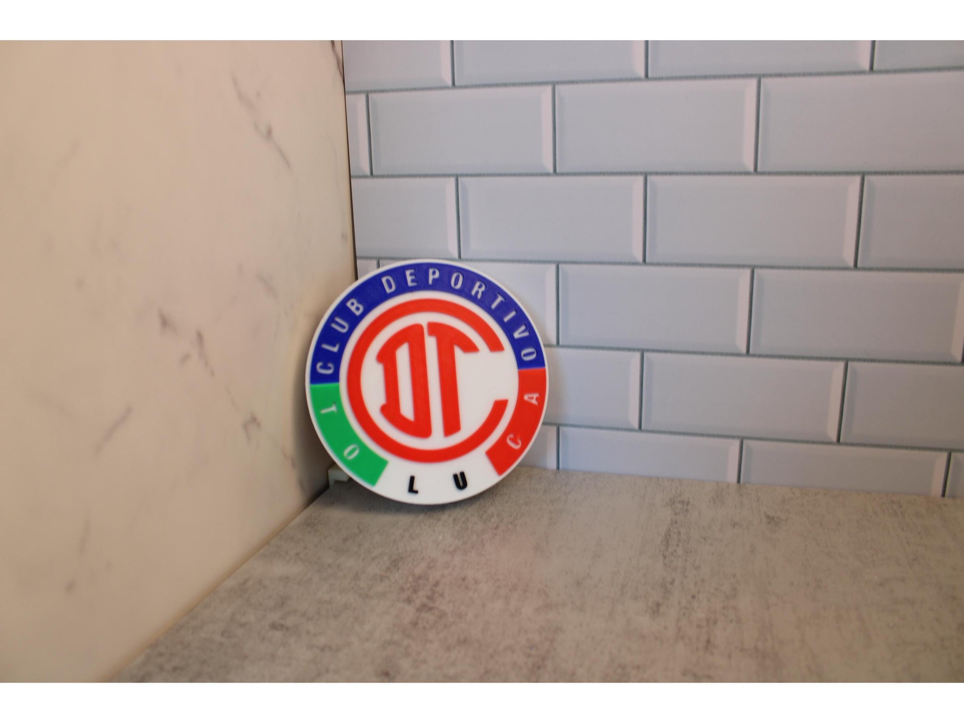 Club Deportivo Toluca. Liga MX.  Mejor regalo para un Escarlata, Soccer Regalo para papá/hermano/primo/etc. Campeón de Liga! Tiki-Taka3D