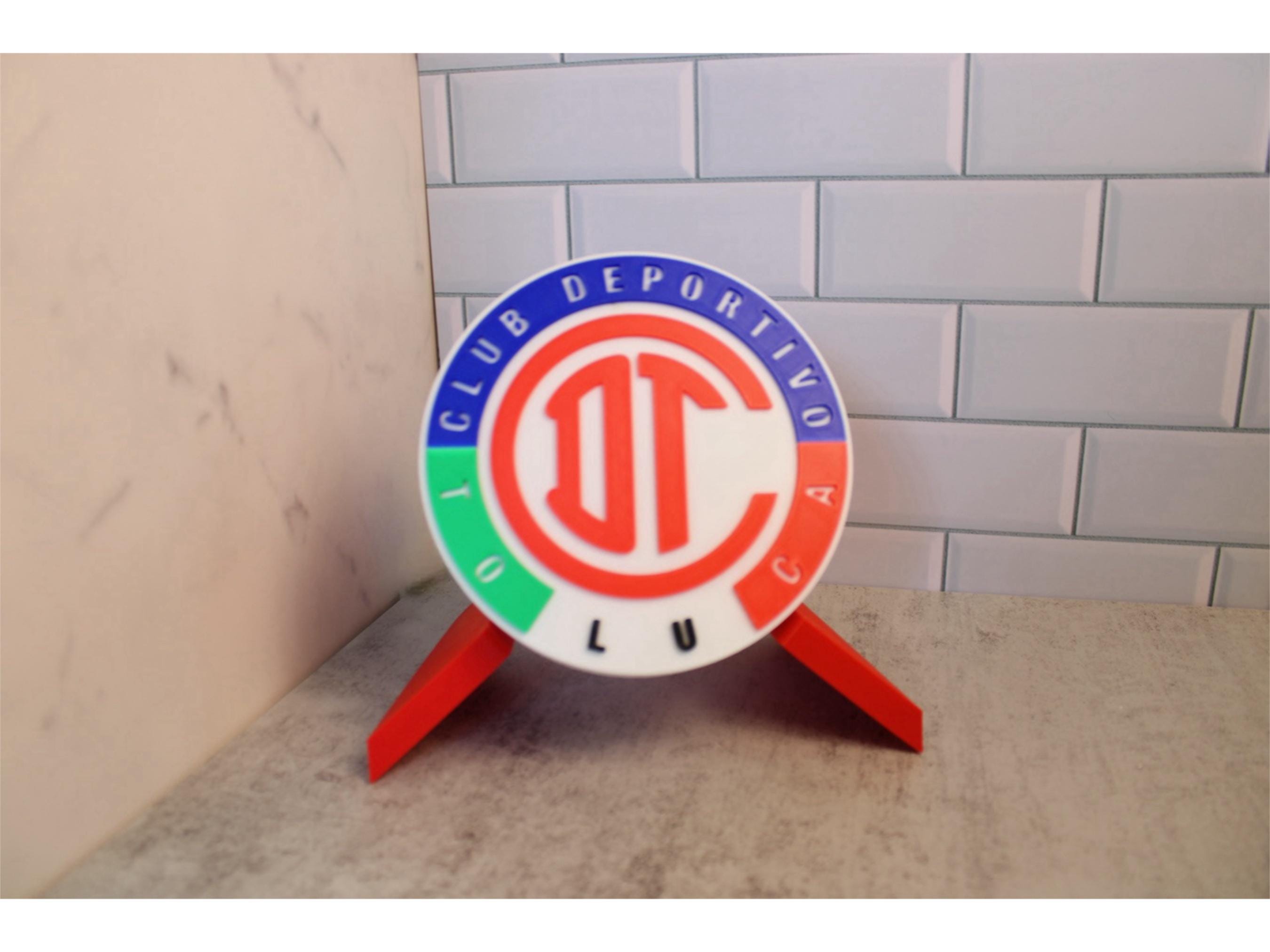 Club Deportivo Toluca. Liga MX.  Mejor regalo para un Escarlata, Soccer Regalo para papá/hermano/primo/etc. Campeón de Liga! Tiki-Taka3D