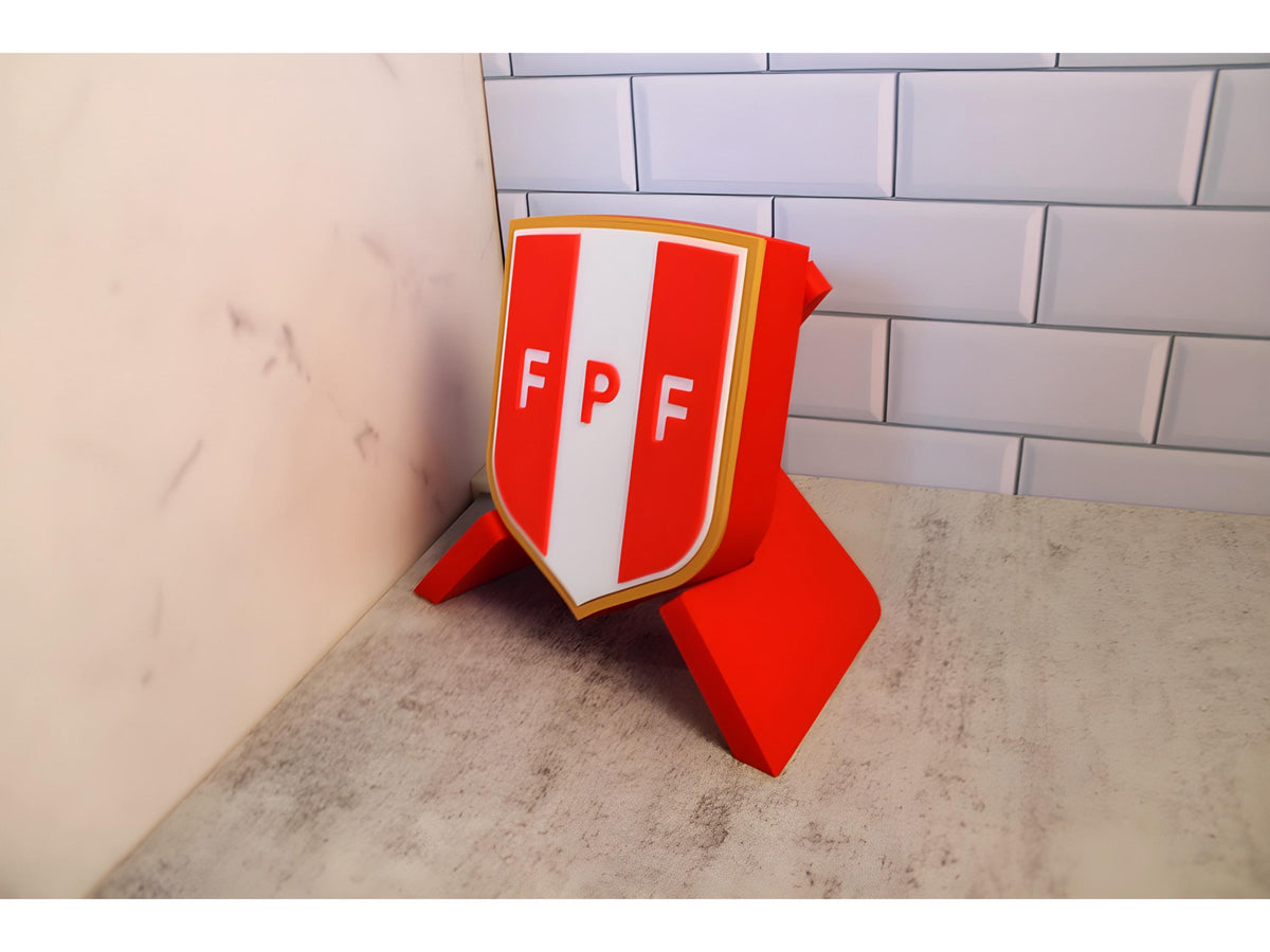 Peru Soccer 3D Decorative Box | FPF Fan Gift | Made in USA