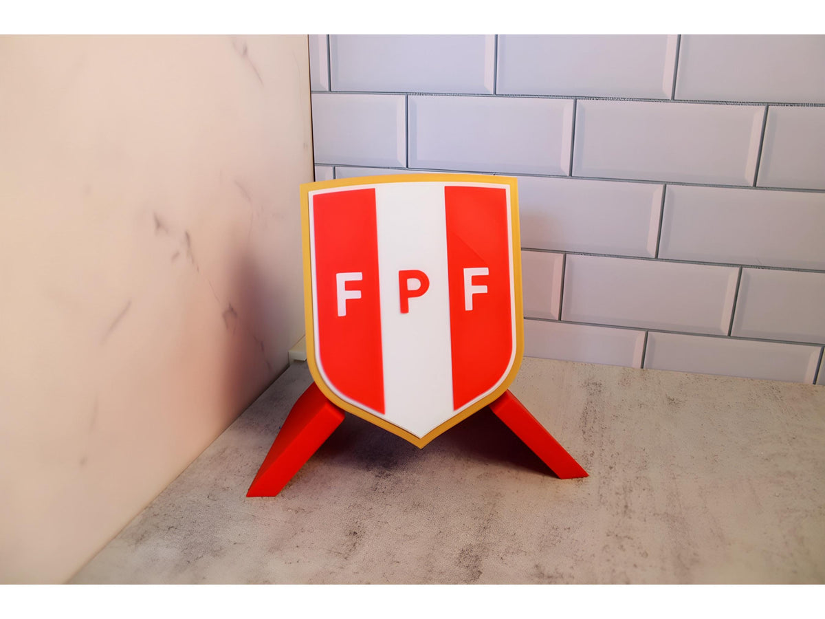 Peru Soccer 3D Decorative Box | FPF Fan Gift | Made in USA