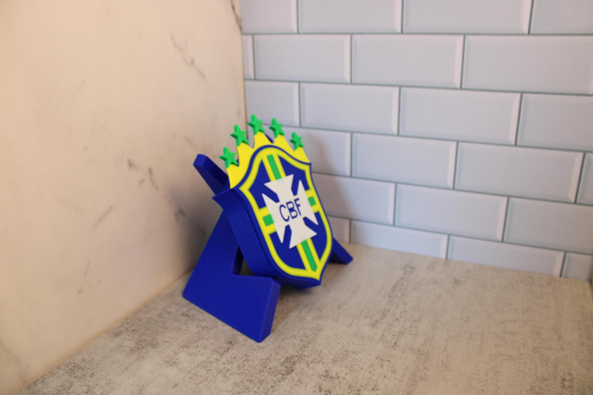 Brazil Soccer 3D Printed Stash Box | Personalized Fan Gift | Made in USA