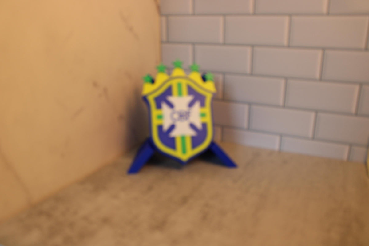 Brazil Soccer 3D Printed Stash Box | Personalized Fan Gift | Made in USA
