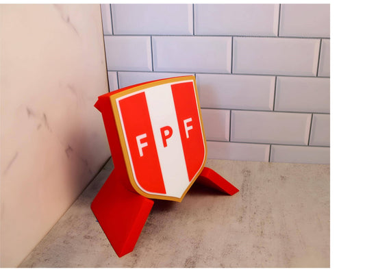 Peru Soccer 3D Decorative Box | FPF Fan Gift | Made in USA