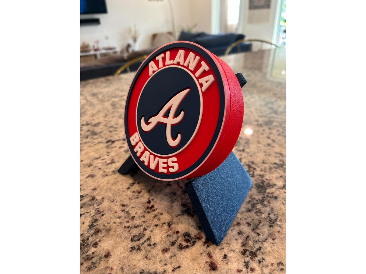 Atlanta Braves 3D Decorative Box | MLB Fan Gift | Made in USA