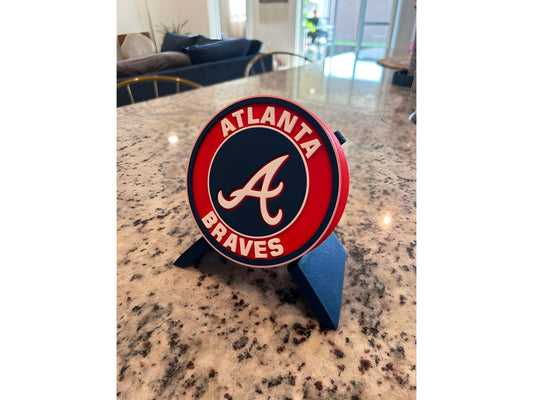 Atlanta Braves 3D Decorative Box | MLB Fan Gift | Made in USA
