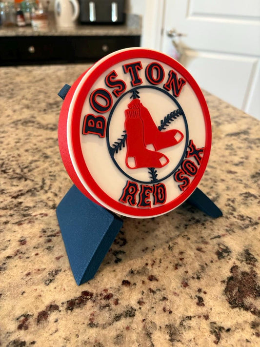 Red Sox 3D Printed Storage Box | Personalized Gift | Made in USA