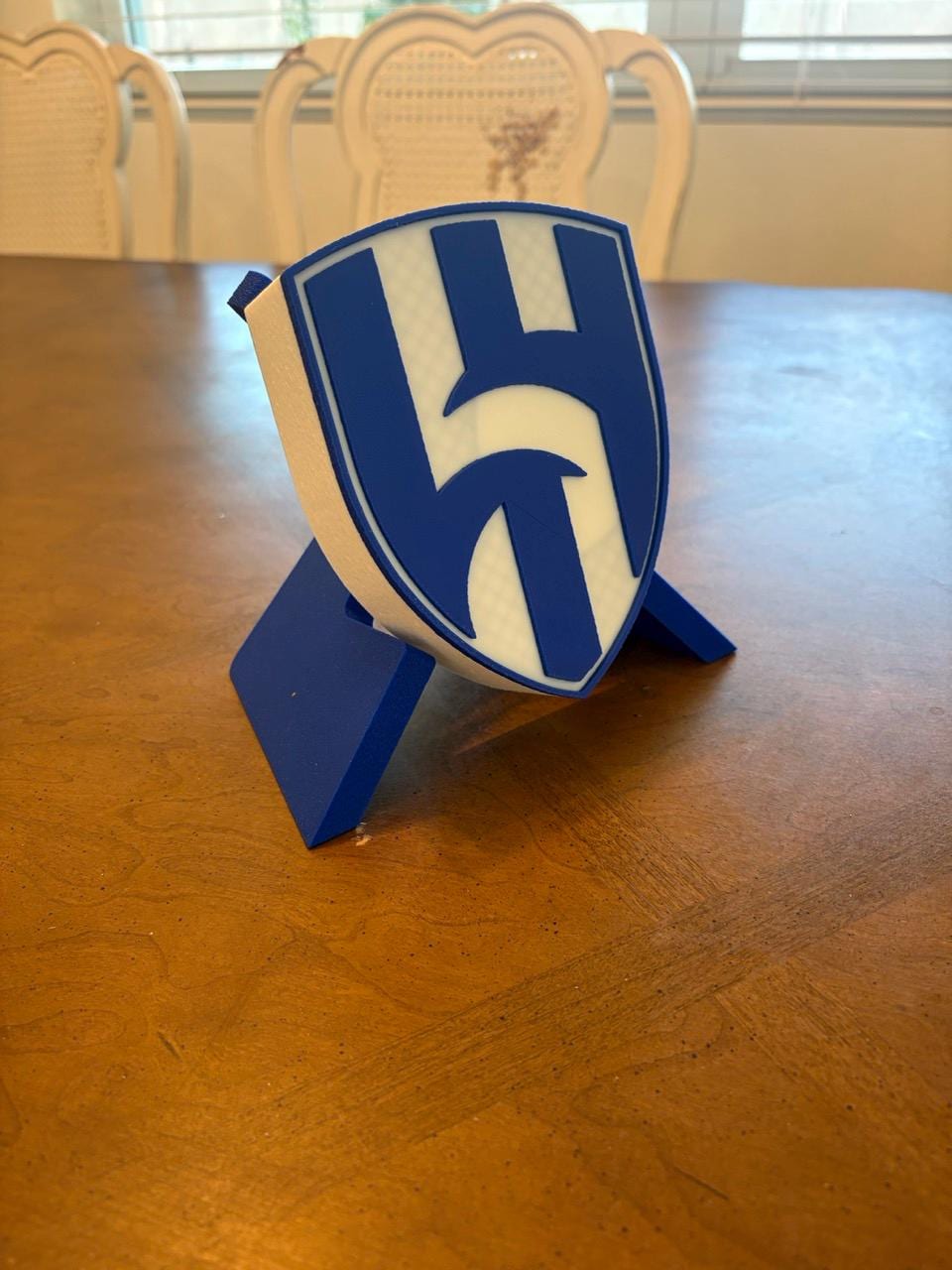 Al Hilal FC 3D Printed Plaque: Saudi Soccer Fan Gift & Decor