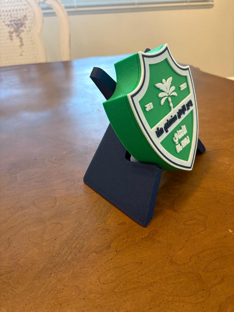 Al-Ahli Saudi FC 3D Plaque: Customizable Soccer Fan Gift