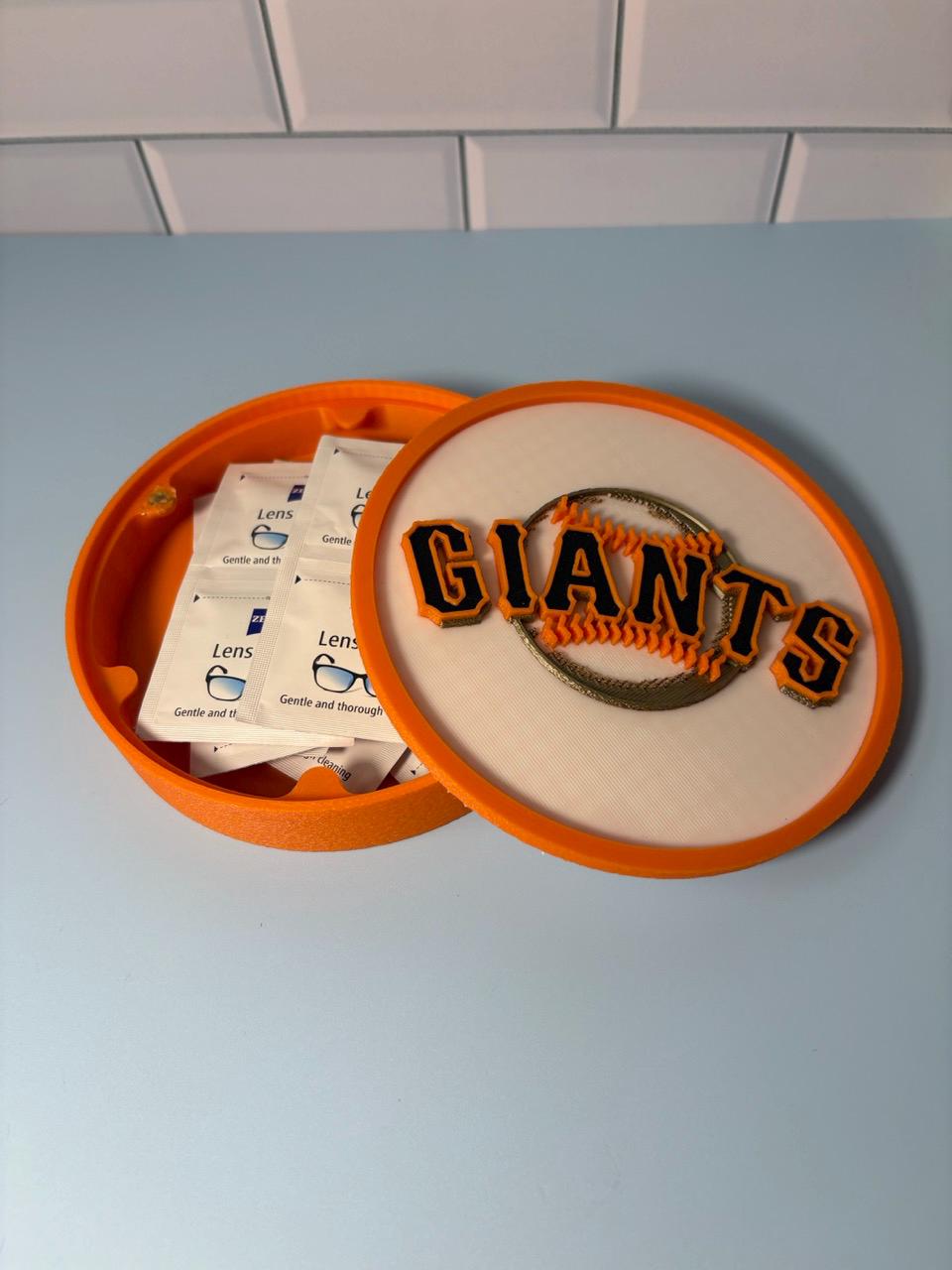 San Francisco Giants 3D Printed Storage Box | MLB Fan Gift