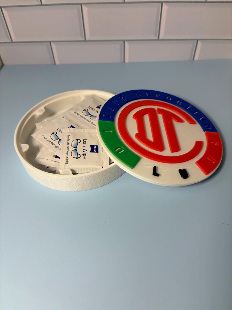 Toluca 3D Printed Decorative Box - Soccer Fan Gift Made in USA