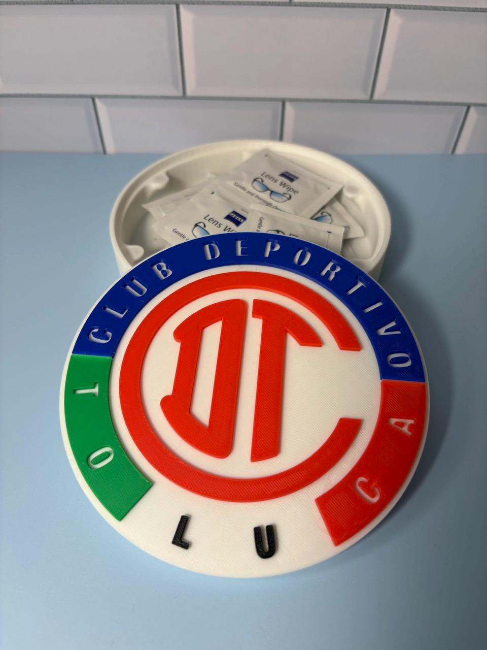 Toluca 3D Printed Decorative Box - Soccer Fan Gift Made in USA